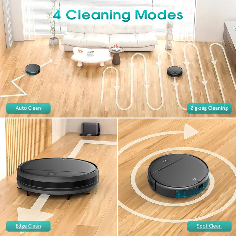 3 in 1 Automatic Robot Vacuum Cleaner 3000pa Powerful Suction Rechargeable House Use Sweeping Aspiradora Robotic Vacuum Cleaner