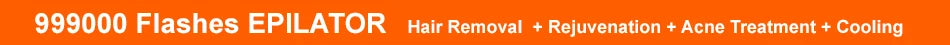 Vancostar 4in1 Laser Hair Removal IPL Epilator 999000 Flash Cooling Acne Treatment Rejuvenation Device for Home Bikini Trimmer