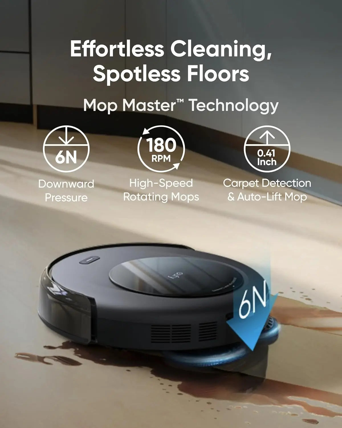 Eufy C20 Omni Robot Vacuum Cleaner Mop Combo Self-Emptying Auto Wash Dry Powerful Suction All-in-One Design Home Floor Low Noise