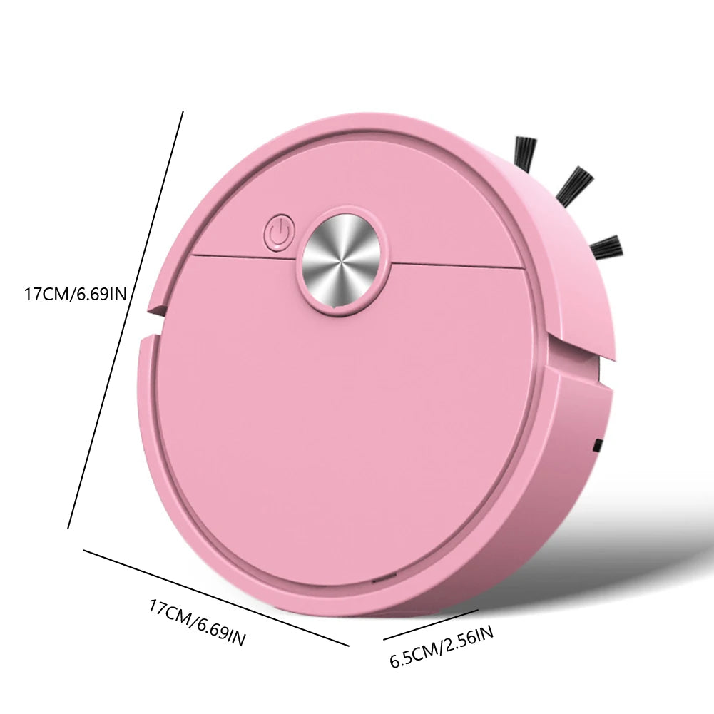 3 In 1 Smart Sweeping Robot Vacuum Cleaner Mopping Wireless Dragging Cleaning Sweep Floor for Home Office Hair Stubborn Dirt