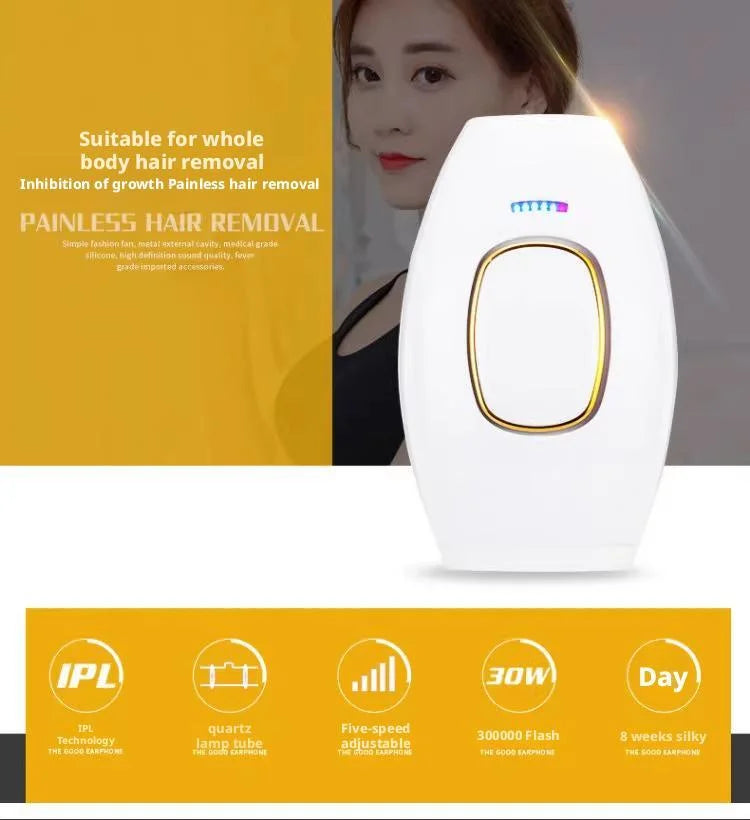Ipl hair removal laser epilator fast flash epilator painless permanent epilator body treatment for women
