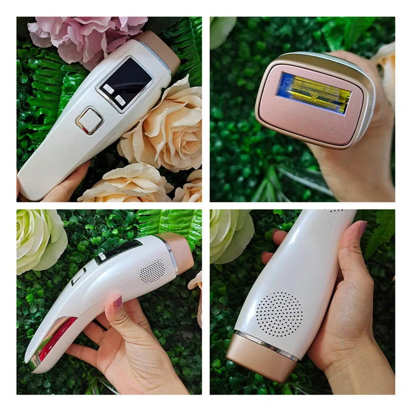 Vancostar 4in1 Laser Hair Removal IPL Epilator 999000 Flash Cooling Acne Treatment Rejuvenation Device for Home Bikini Trimmer