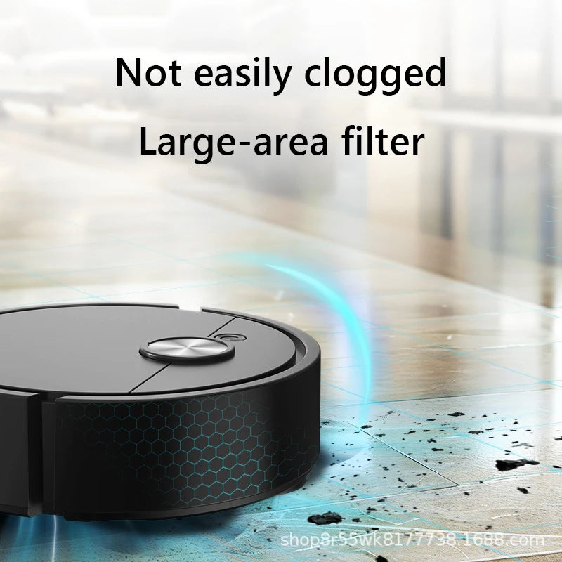 3 In 1 Smart Sweeping Robot Vacuum Cleaner Mopping Wireless Dragging Cleaning Sweep Floor for Home Office Hair Stubborn Dirt