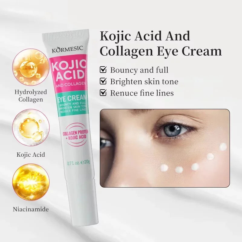 Instant Eye Bag Removal Cream Collagen Anti-Wrinkle Firming Skin Fade Fine Lines Anti Dark Circle Puffiness Brighten Eye Care
