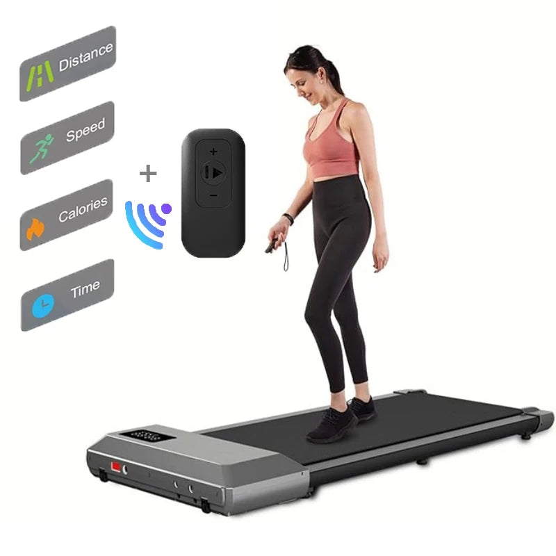 Under Desk Treadmill 39.3inch Walking Pad Treadmill 350lbs Capacity 2.4HP Portable Treadmills for Home Compact Treadmill Mini