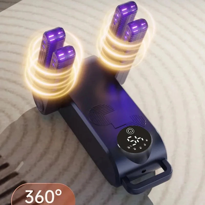 4-core Quick Shoe Dryer 150w UV Deodorizing Antibacterial Multi-speed Timing Control Home Dryer Disinfectant Canbe Added 2026