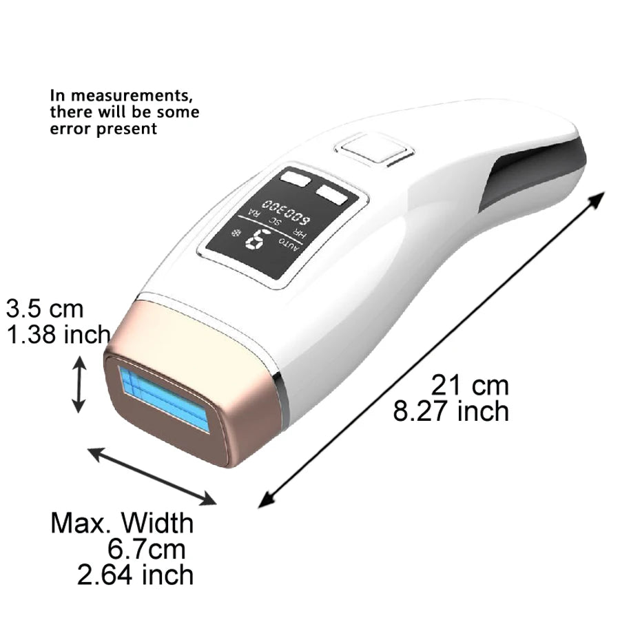 Vancostar 4in1 Laser Hair Removal IPL Epilator 999000 Flash Cooling Acne Treatment Rejuvenation Device for Home Bikini Trimmer