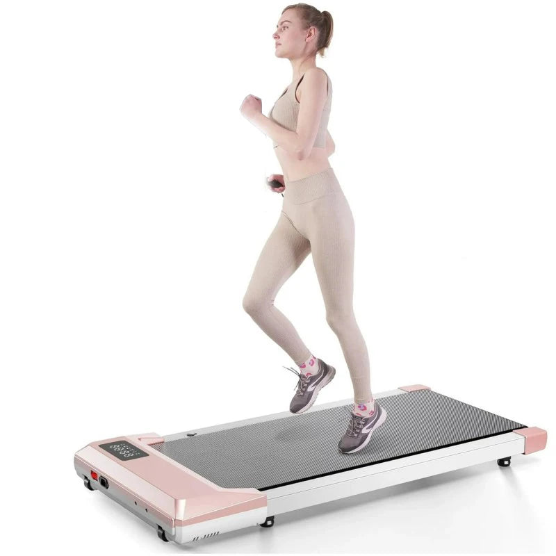 Under Desk Treadmill 39.3inch Walking Pad Treadmill 350lbs Capacity 2.4HP Portable Treadmills for Home Compact Treadmill Mini
