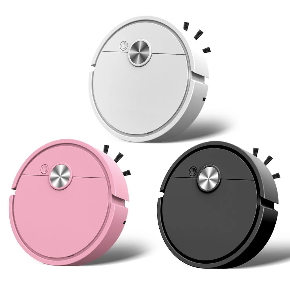 3 In 1 Smart Sweeping Robot Vacuum Cleaner Mopping Wireless Dragging Cleaning Sweep Floor for Home Office Hair Stubborn Dirt
